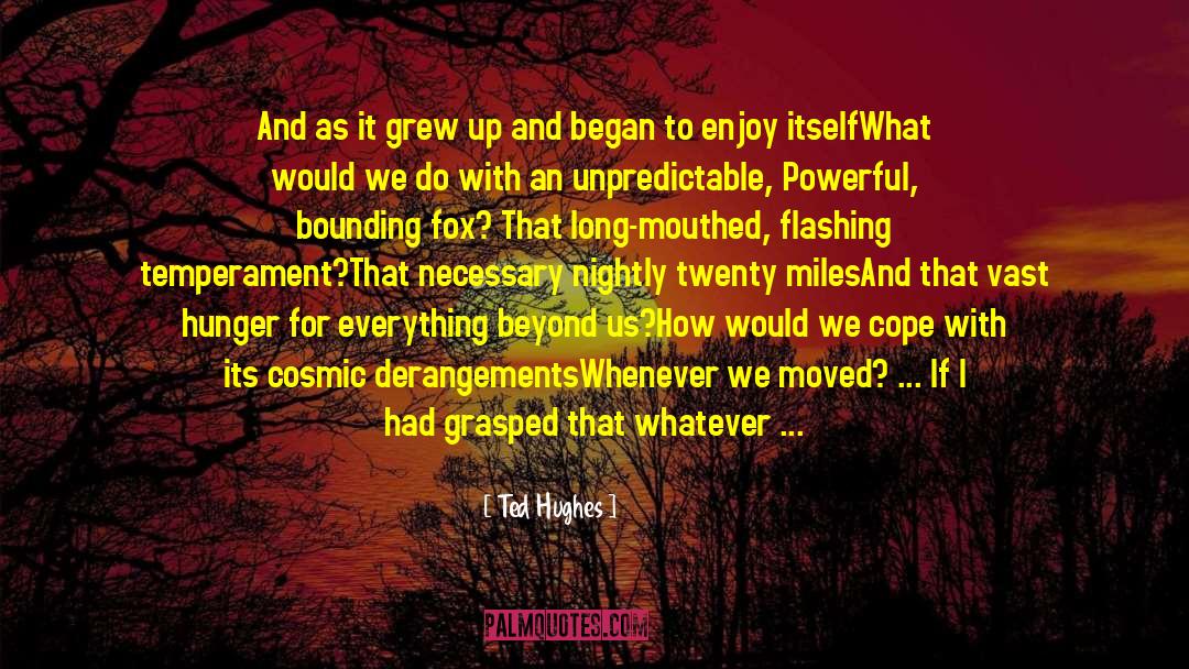 Failed To Notice quotes by Ted Hughes