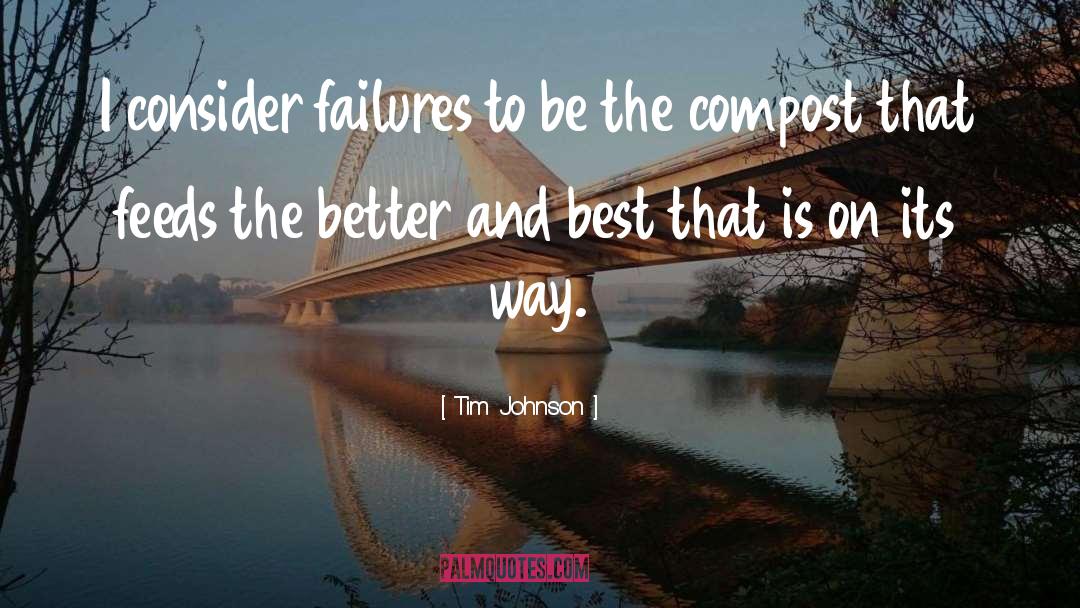 Failure And Attitude quotes by Tim Johnson