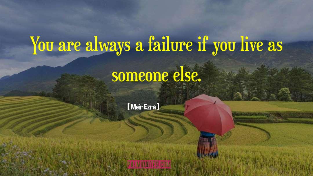 Failure And Success quotes by Meir Ezra