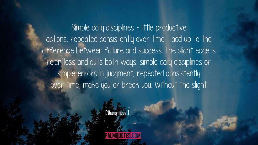 Failure And Success quotes by Anonymous