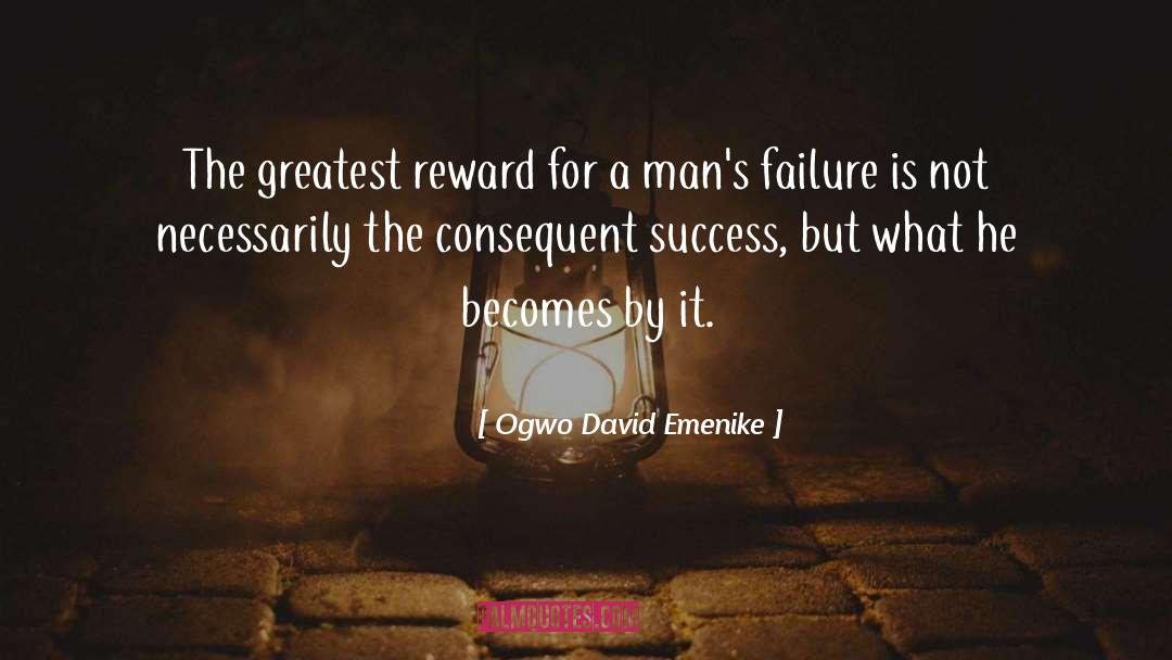 Failure Inspirational quotes by Ogwo David Emenike