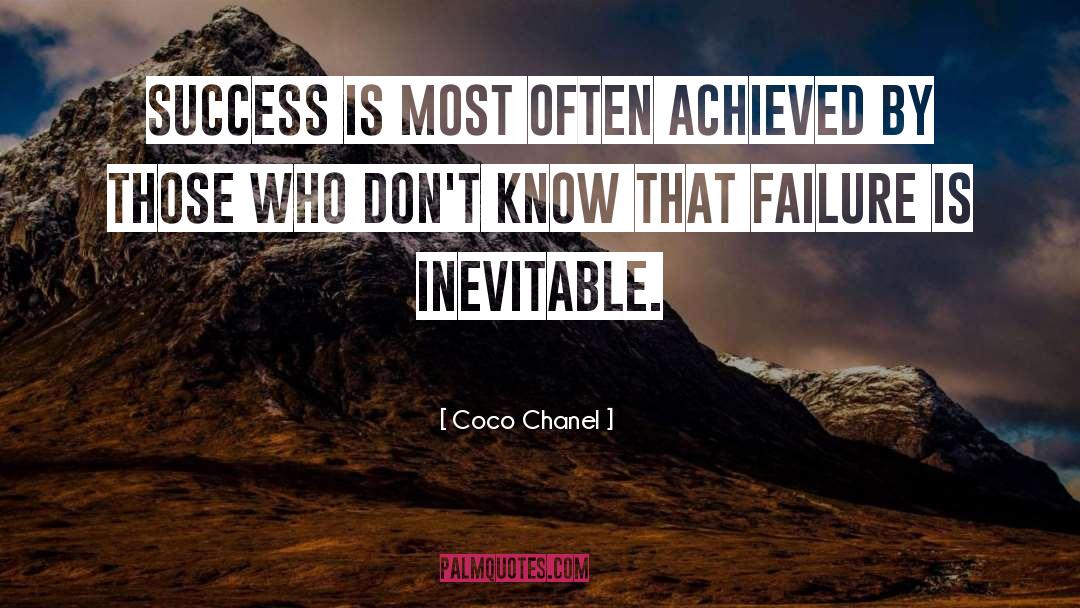 Failure Is Important quotes by Coco Chanel