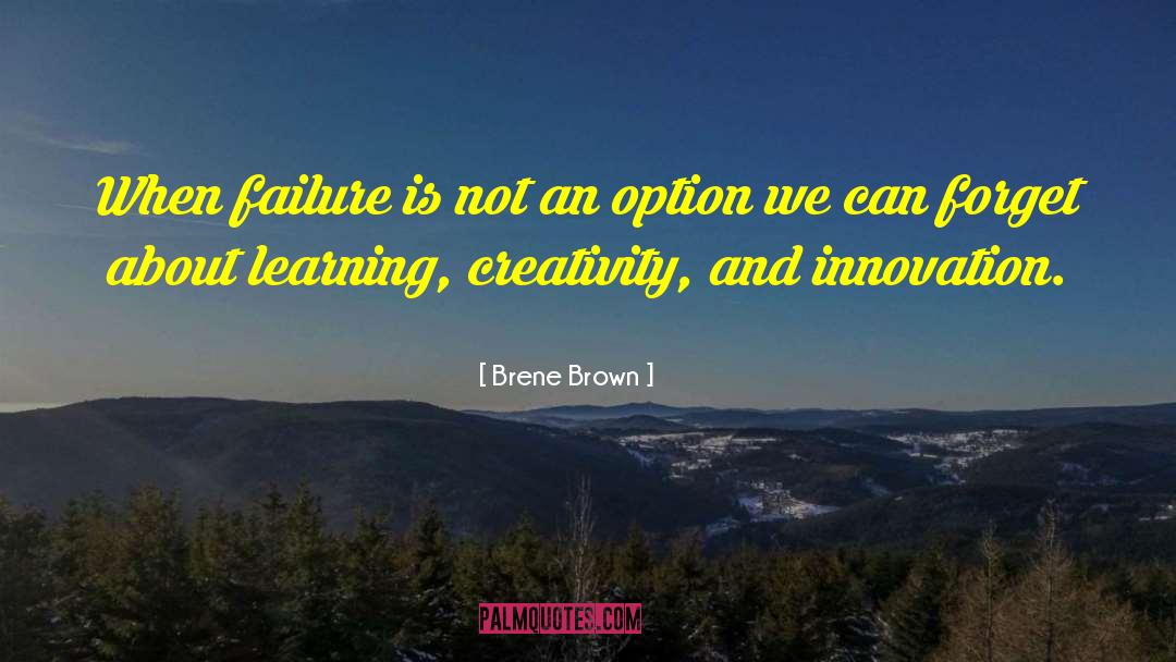 Failure Is Not An Option quotes by Brene Brown