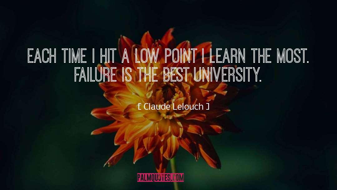 Failure Is The Best quotes by Claude Lelouch