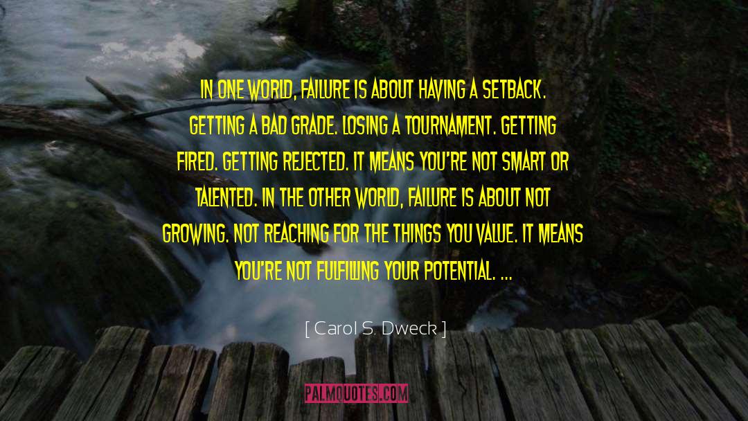 Failure Makes You Wiser quotes by Carol S. Dweck