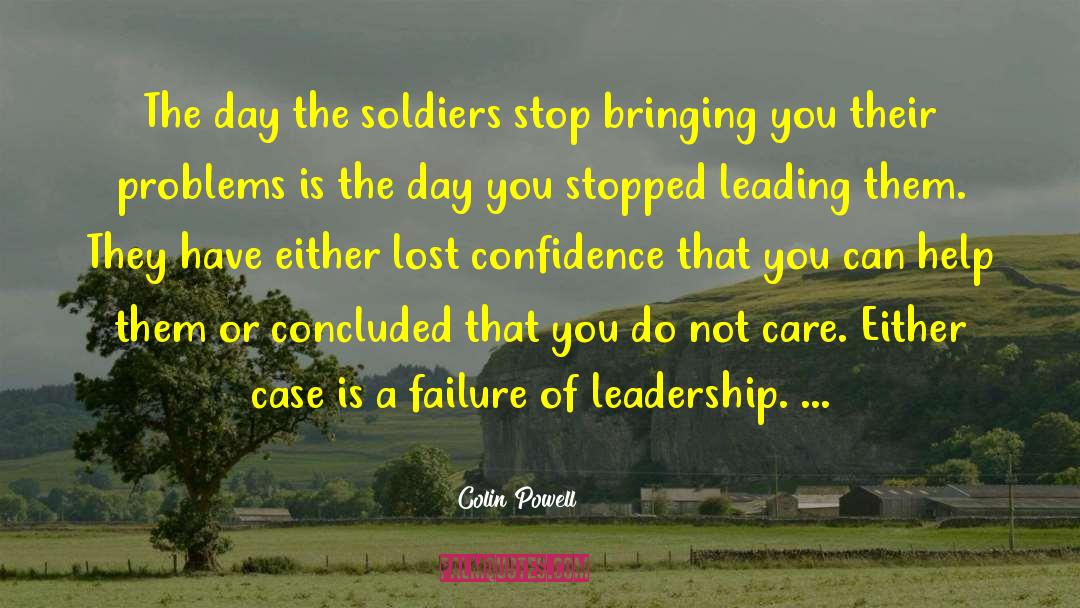 Failure Of Leadership quotes by Colin Powell