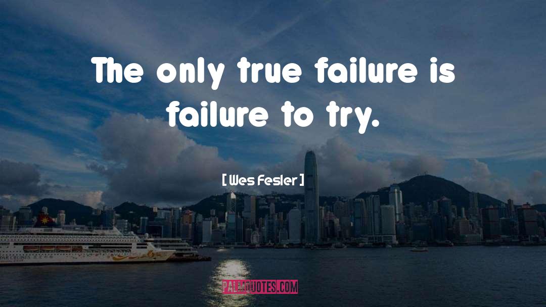 Failure Relationship quotes by Wes Fesler