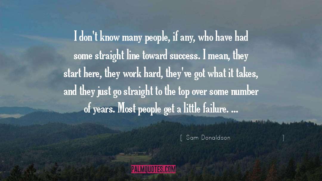 Failure Success quotes by Sam Donaldson