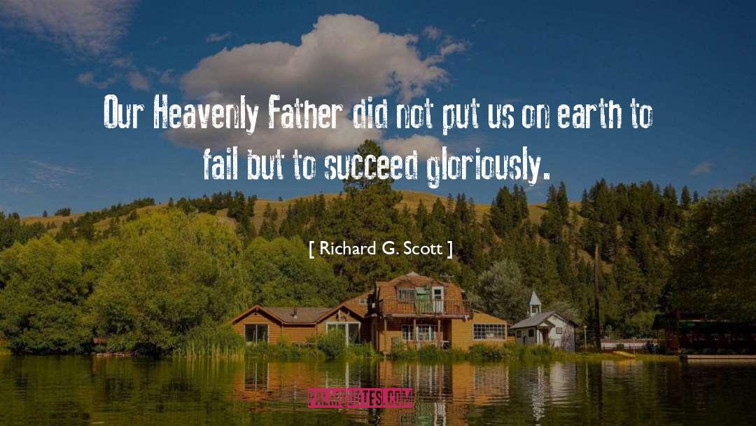 Failure Success quotes by Richard G. Scott