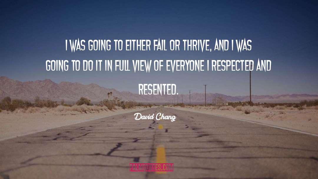 Failure Success quotes by David Chang