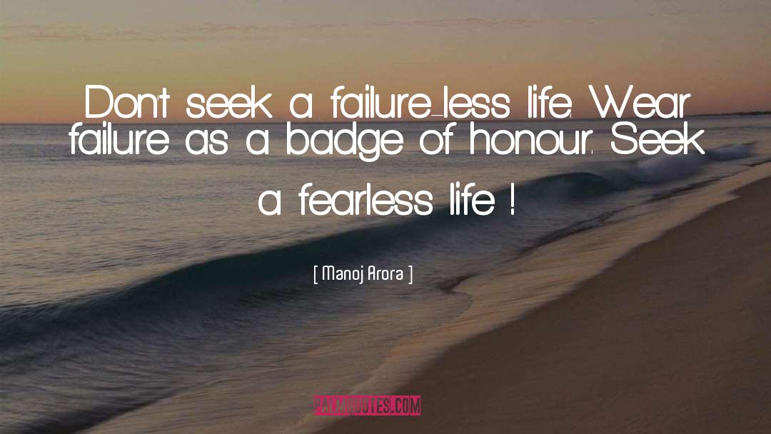 Failures And Fears quotes by Manoj Arora