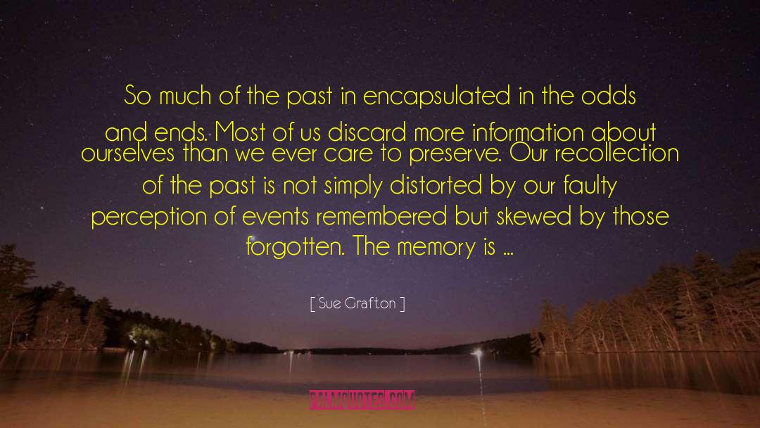 Faint Memory quotes by Sue Grafton