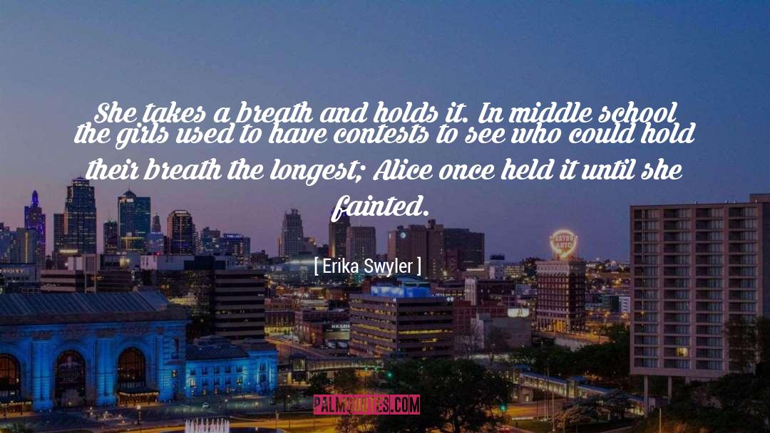 Fainted quotes by Erika Swyler