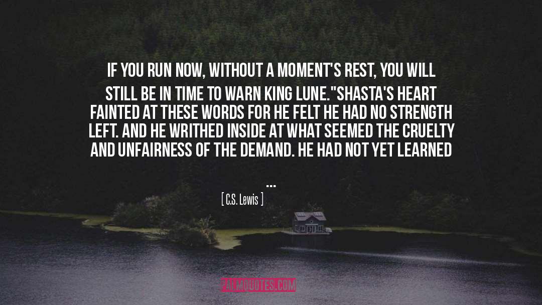 Fainted quotes by C.S. Lewis