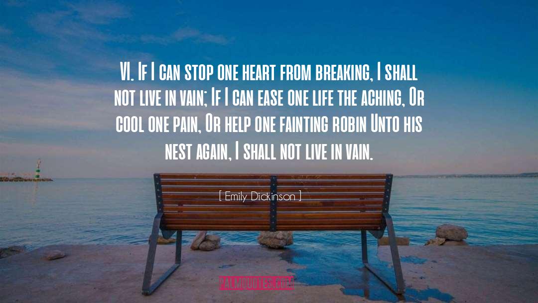 Fainting quotes by Emily Dickinson
