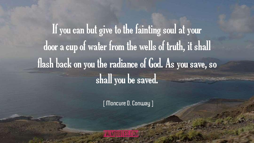 Fainting quotes by Moncure D. Conway
