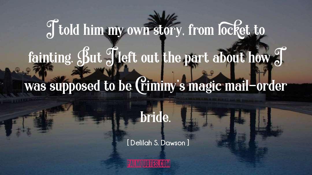 Fainting quotes by Delilah S. Dawson
