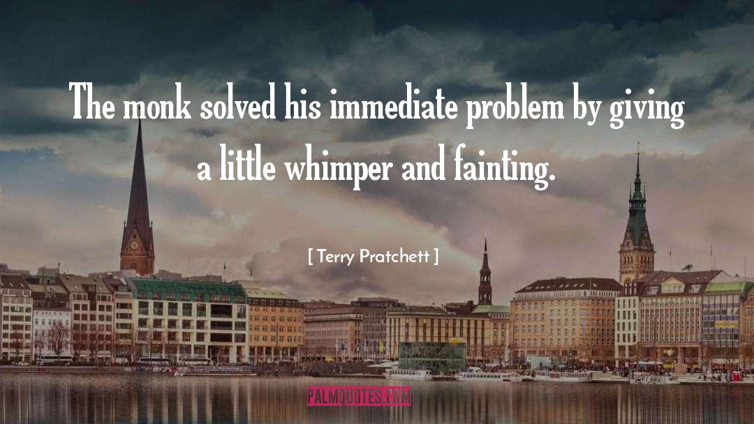 Fainting quotes by Terry Pratchett