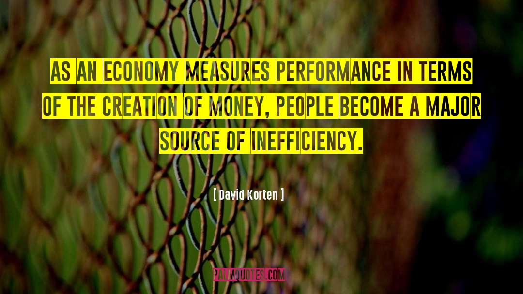 Fair Economy quotes by David Korten