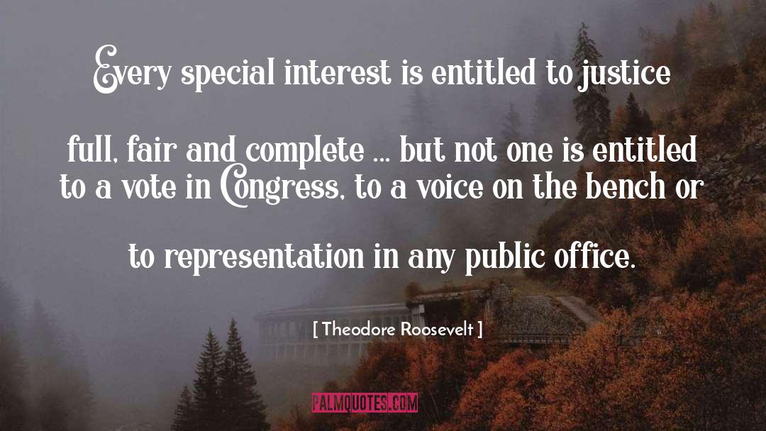 Fair Justice quotes by Theodore Roosevelt
