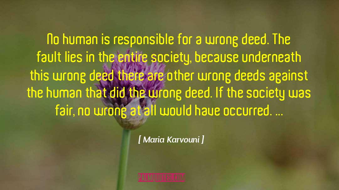 Fair Justice quotes by Maria Karvouni