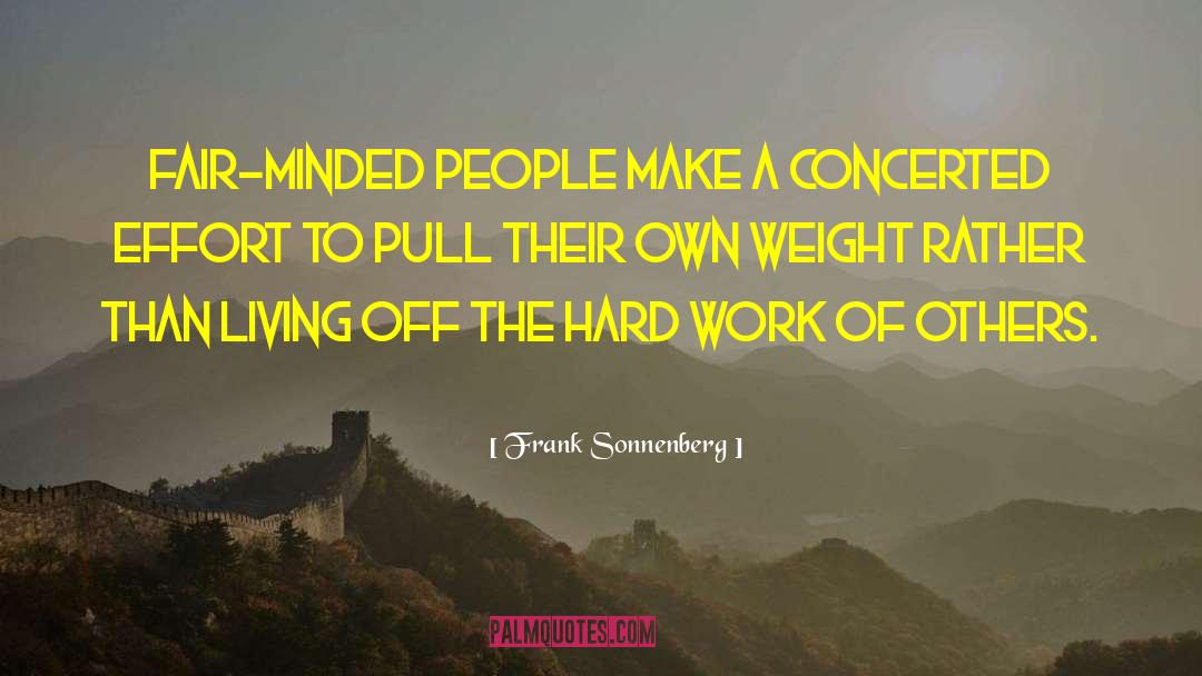 Fair Minded quotes by Frank Sonnenberg