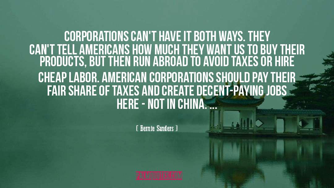 Fair Share quotes by Bernie Sanders