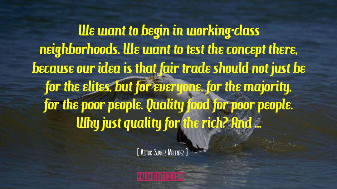 Fair Trade quotes by Victor Suarez Melendez