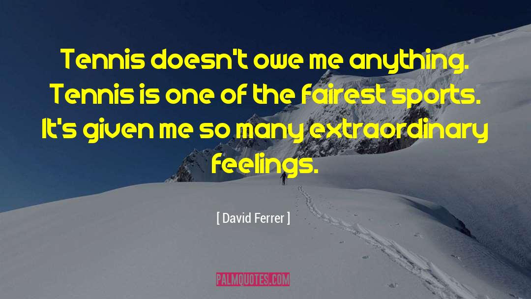 Fairest quotes by David Ferrer