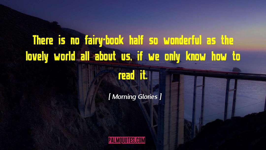 Fairy Book quotes by Morning Glories