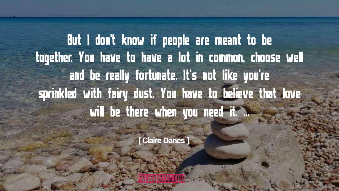 Fairy Dust quotes by Claire Danes