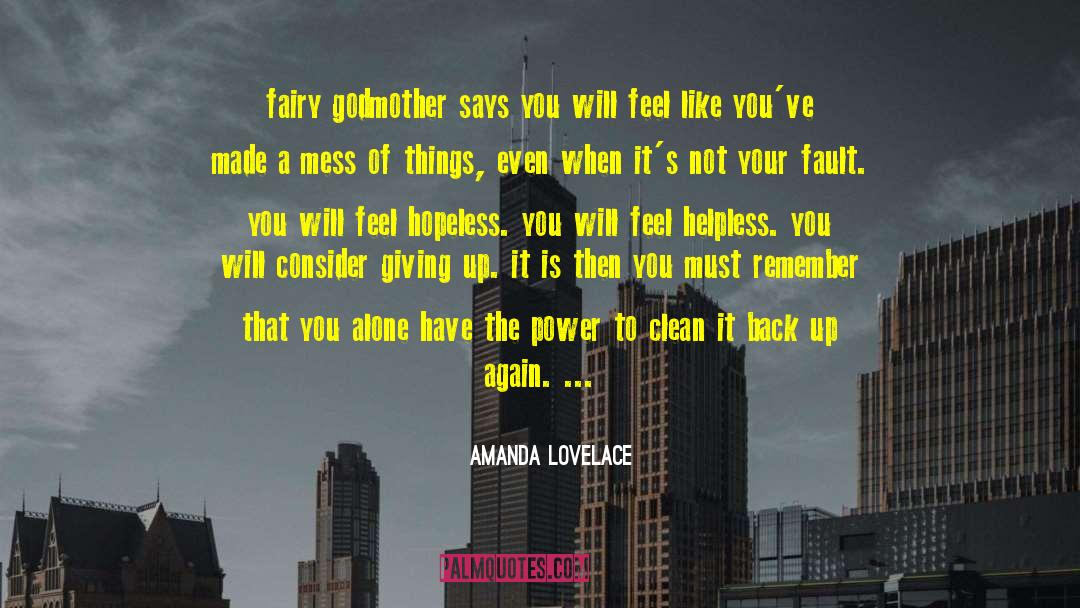 Fairy Godmother quotes by Amanda Lovelace