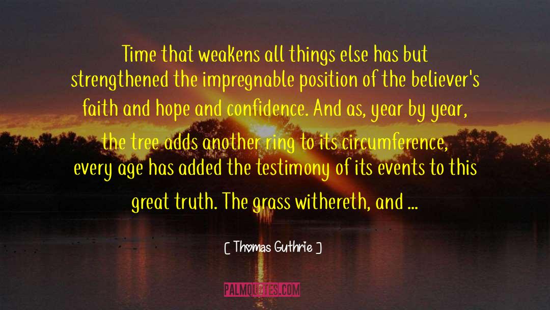 Faith And Hope quotes by Thomas Guthrie