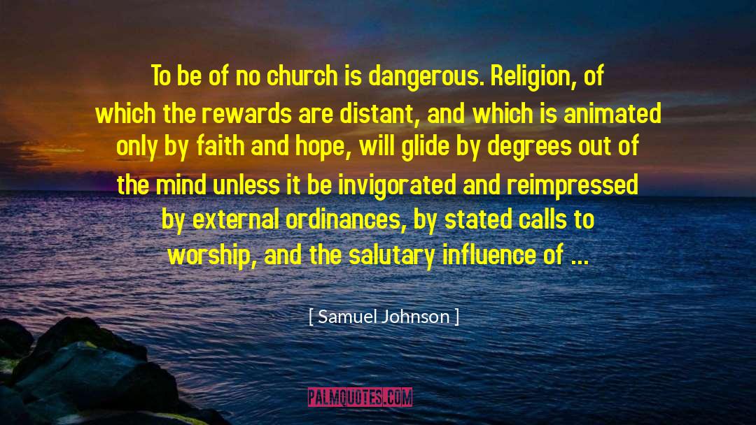 Faith And Hope quotes by Samuel Johnson