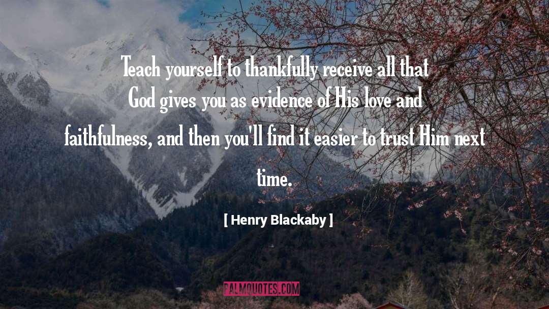Faith And Love quotes by Henry Blackaby