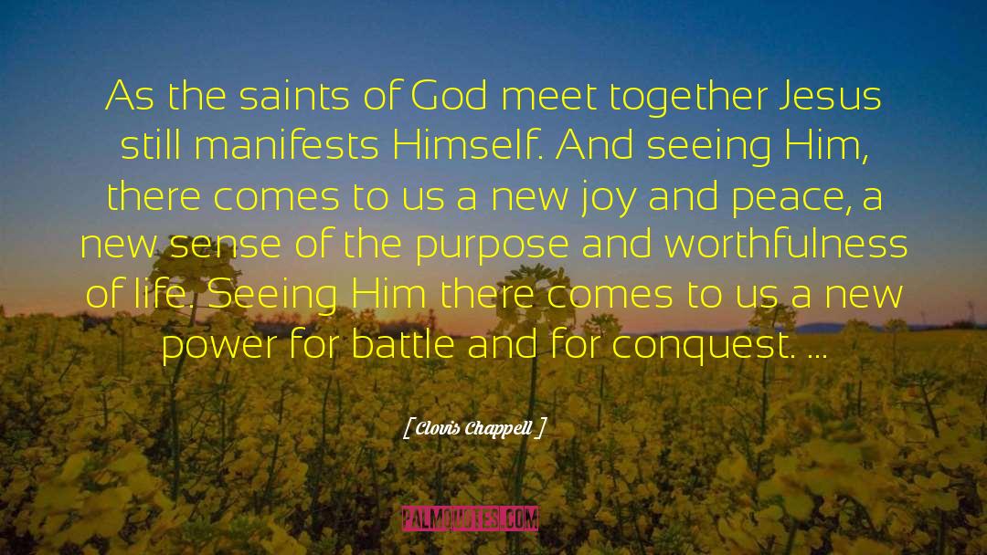 Faith Battle quotes by Clovis Chappell