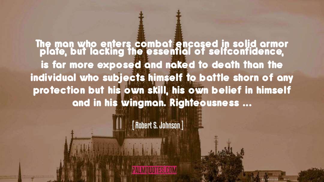 Faith Battle quotes by Robert S. Johnson