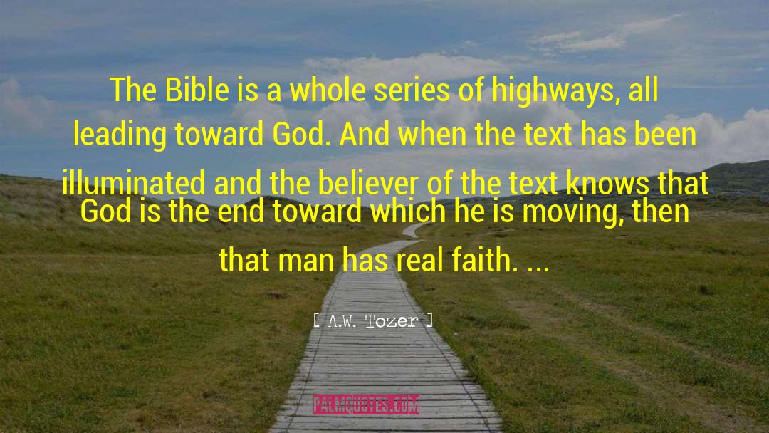 Faith Bible quotes by A.W. Tozer