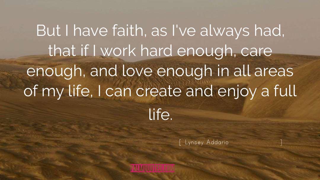 Faith Can Create Miracles quotes by Lynsey Addario