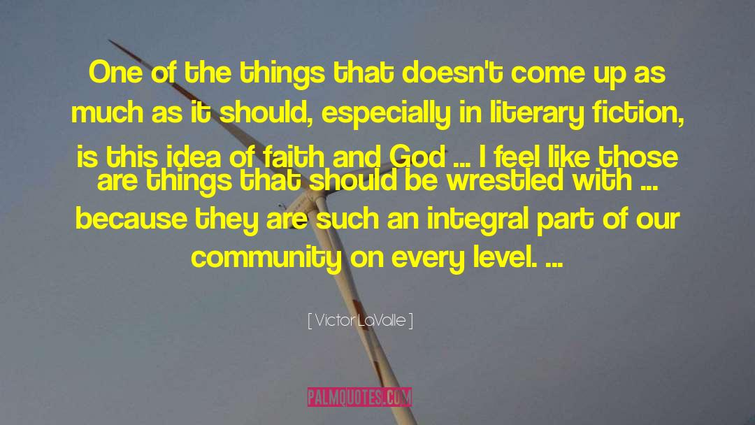 Faith Community quotes by Victor LaValle