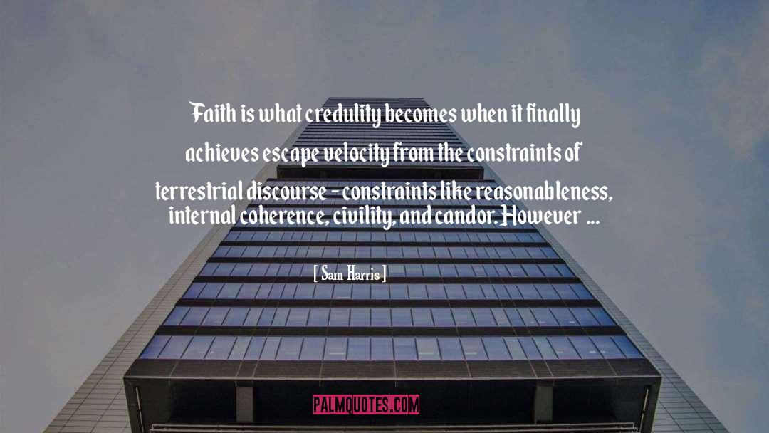 Faith Community quotes by Sam Harris