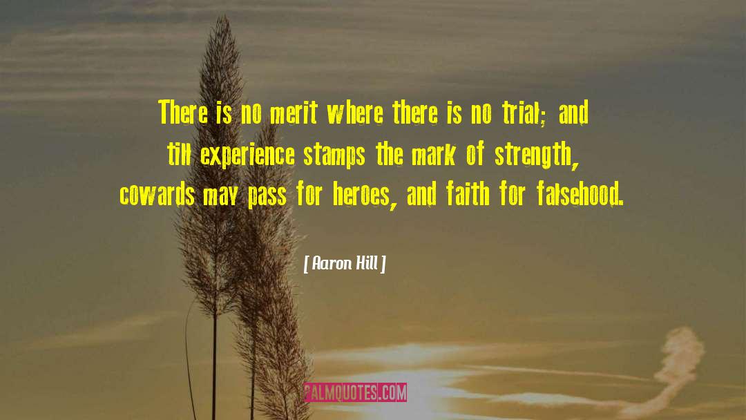 Faith For quotes by Aaron Hill