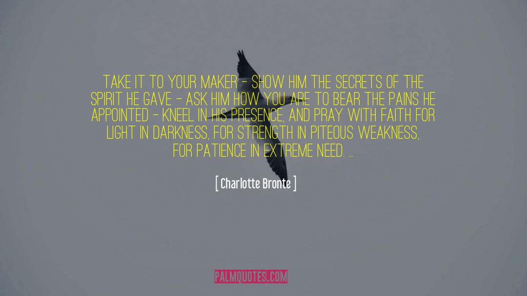 Faith For quotes by Charlotte Bronte