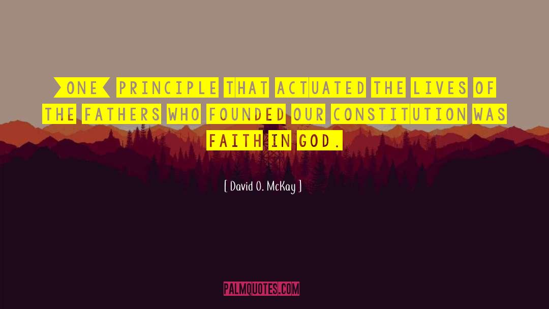 Faith In God quotes by David O. McKay