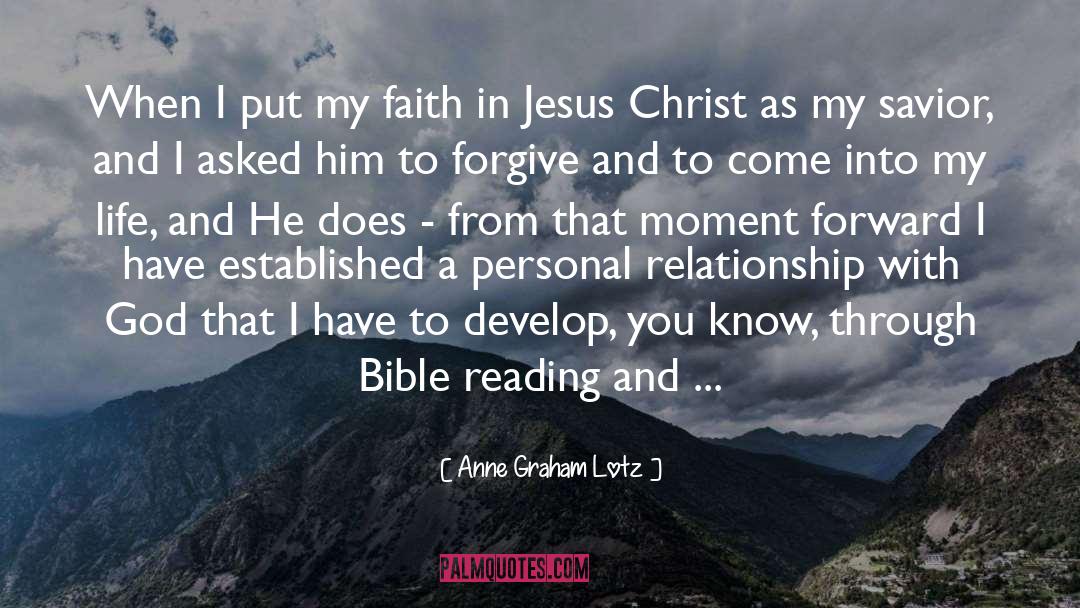 Faith In Jesus quotes by Anne Graham Lotz