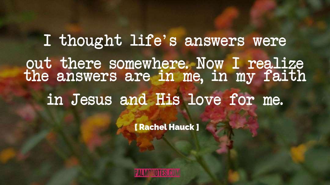 Faith In Jesus quotes by Rachel Hauck