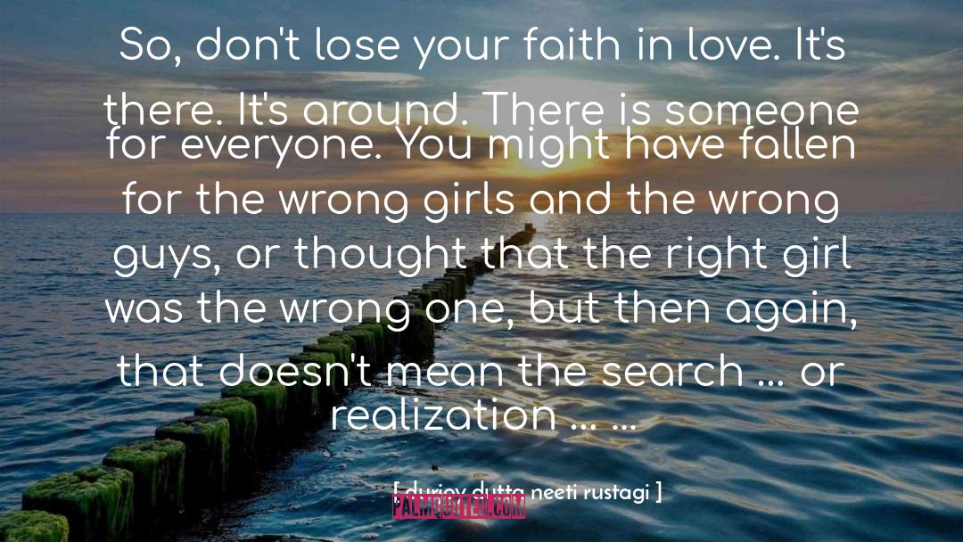 Faith In Love quotes by Durjoy Dutta Neeti Rustagi