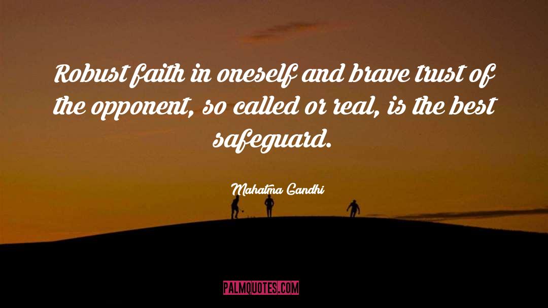 Faith In Oneself quotes by Mahatma Gandhi