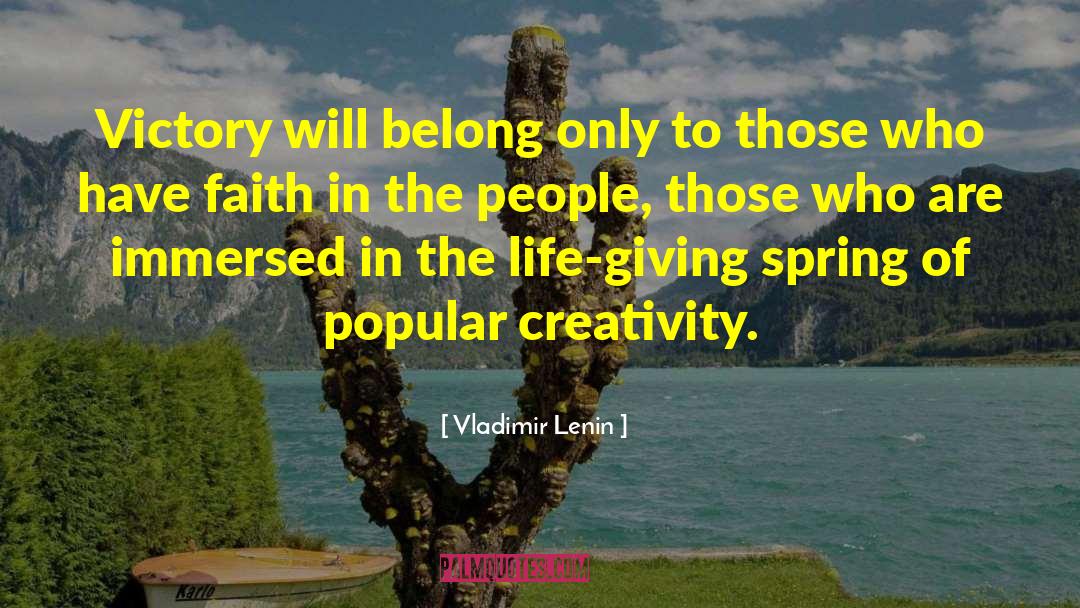 Faith In Yourself quotes by Vladimir Lenin