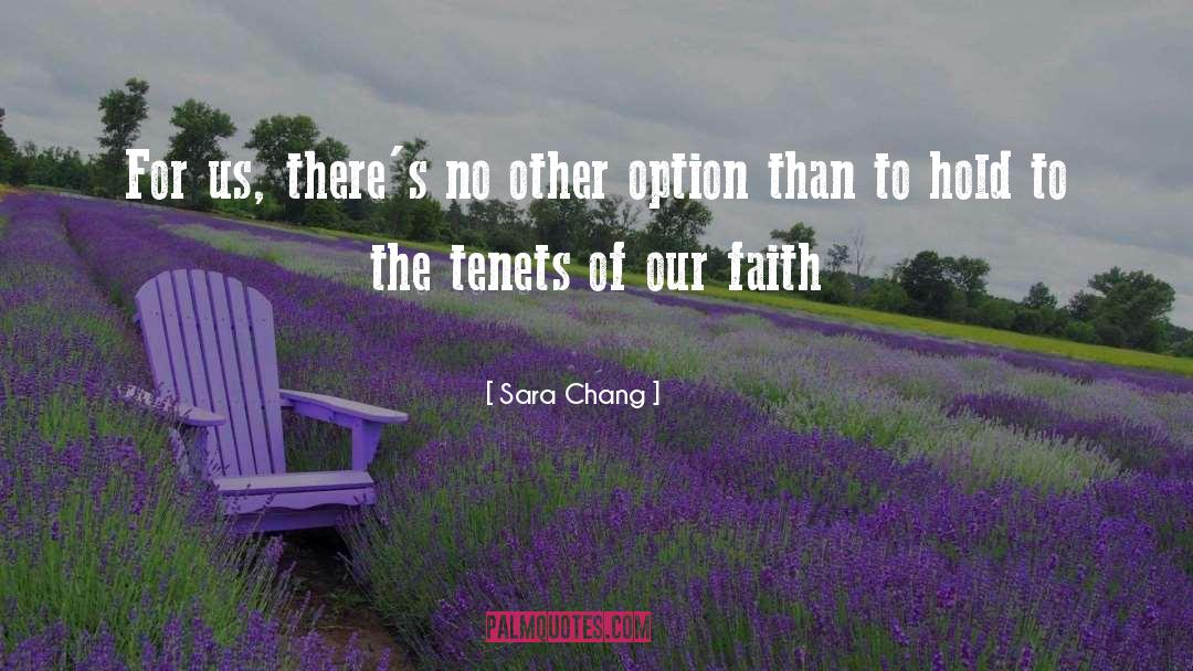 Faith Inspirational quotes by Sara Chang